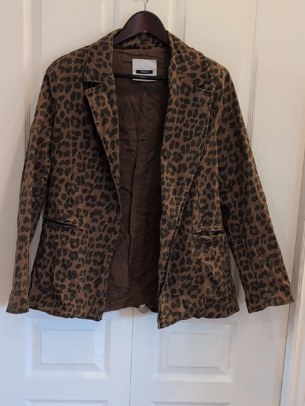 Leopard Print Blazer